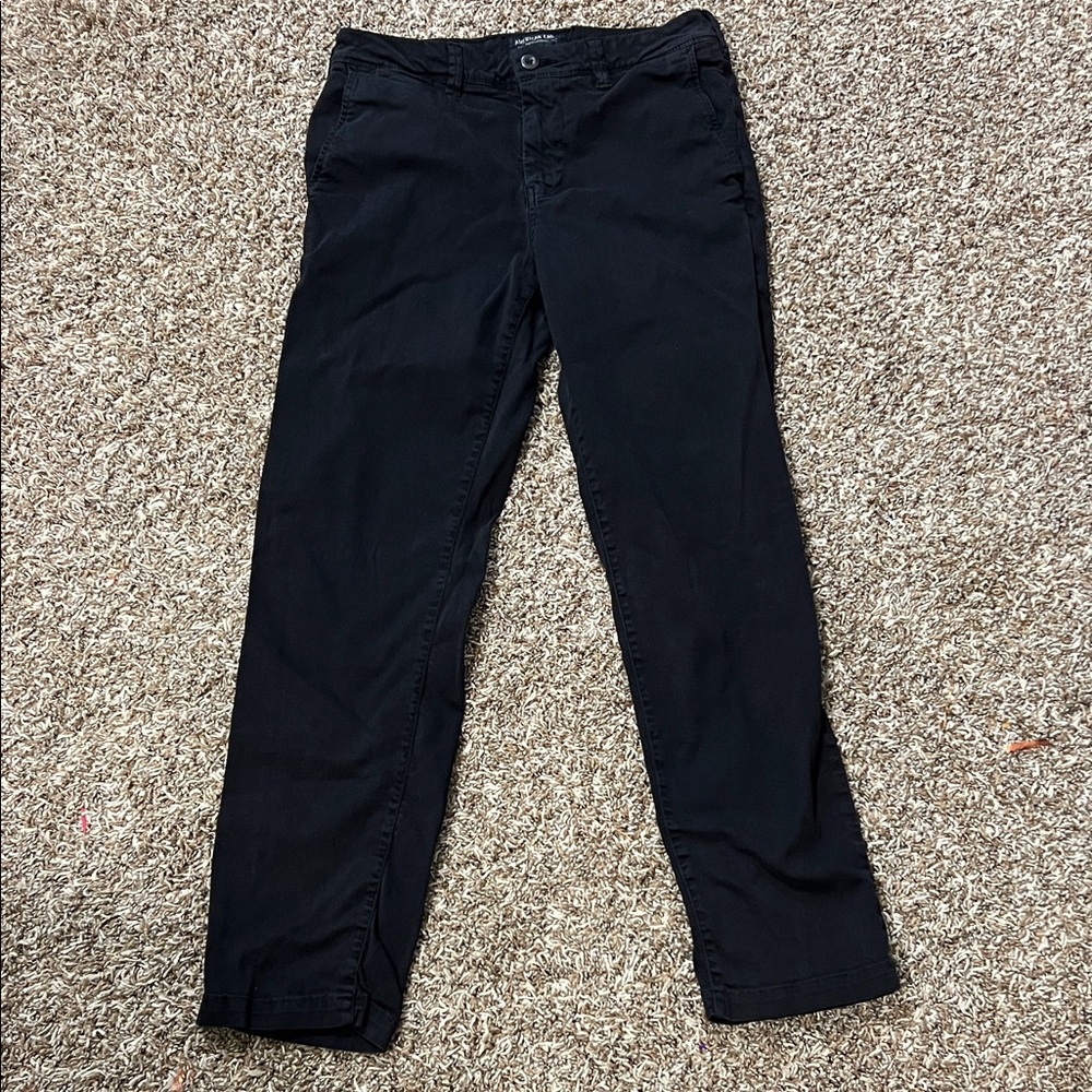 American Eagle Outfitters Black Chinos